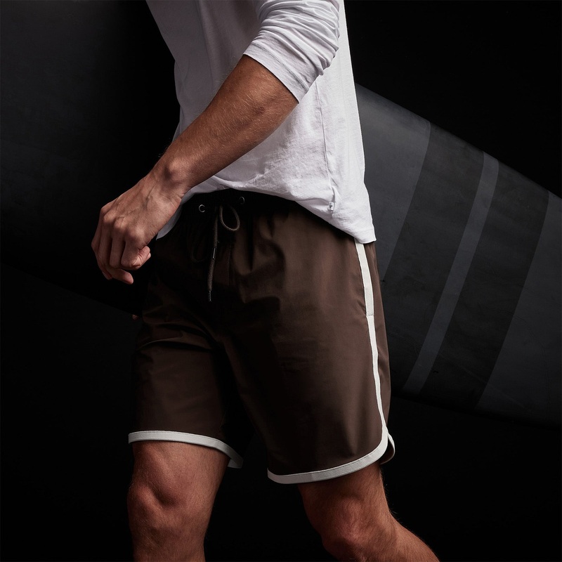 Curved Hem Boardshort – Porcupine/Shell