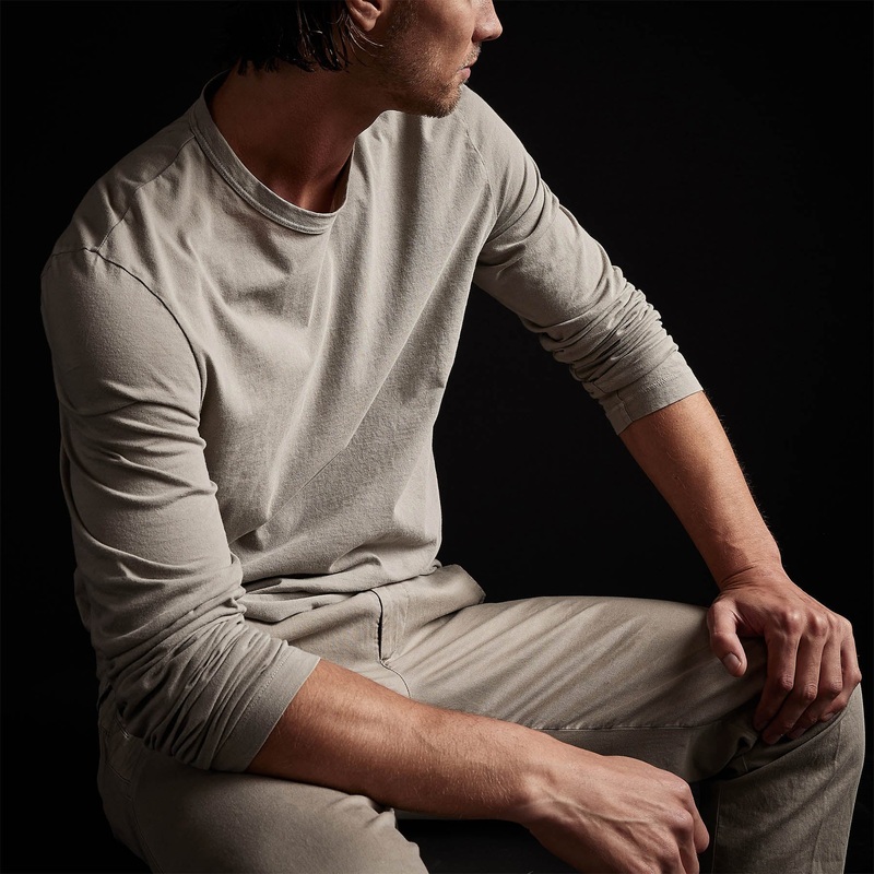 Long Sleeve Crew Neck – Silt Pigment