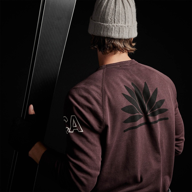 Lotus Graphic French Terry Sweatshirt – Dahlia
