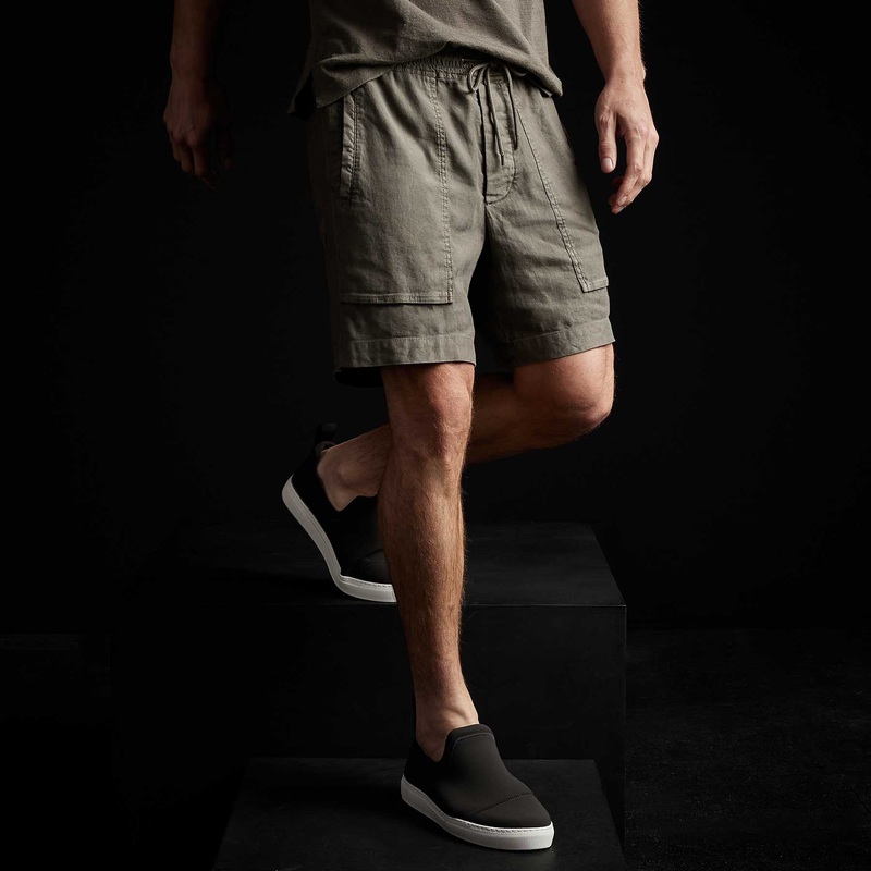 Patch Pocket Short – River Rock Pigment