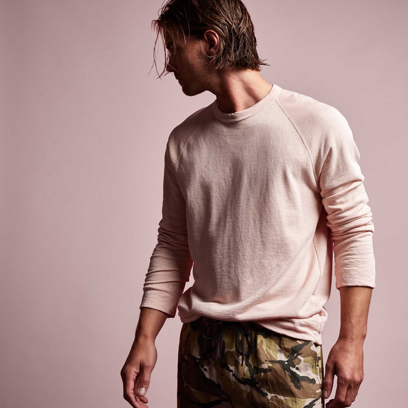 Vintage French Terry Sweatshirt – Nougat Pigment