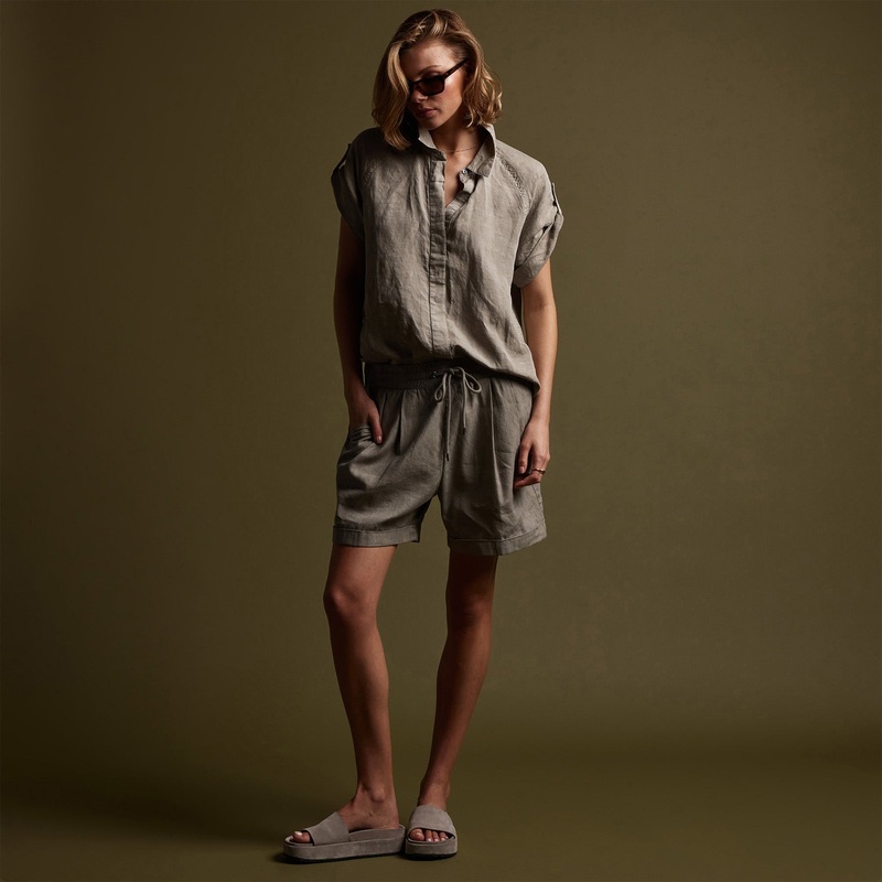 Canyon Linen Blend Short – Silt Pigment