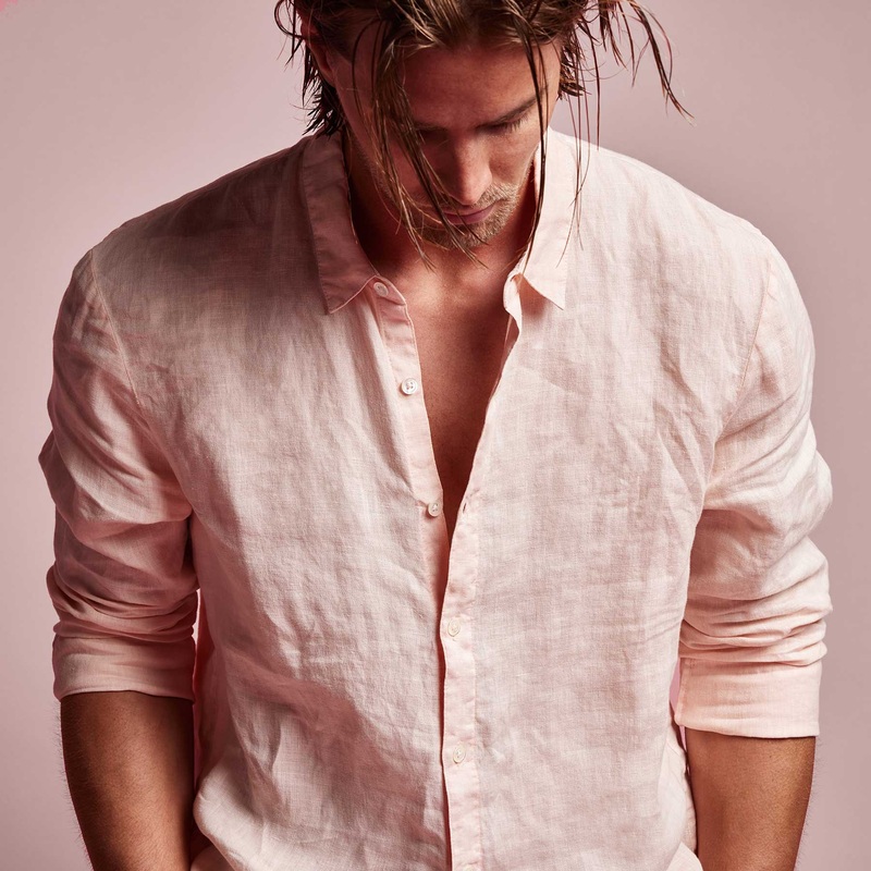 Classic Linen Shirt – Nougat Pigment