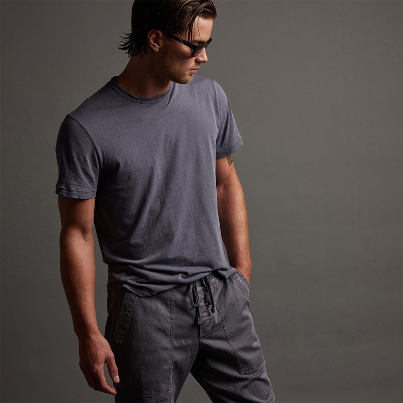 Clear Jersey Crew – Flannel Pigment