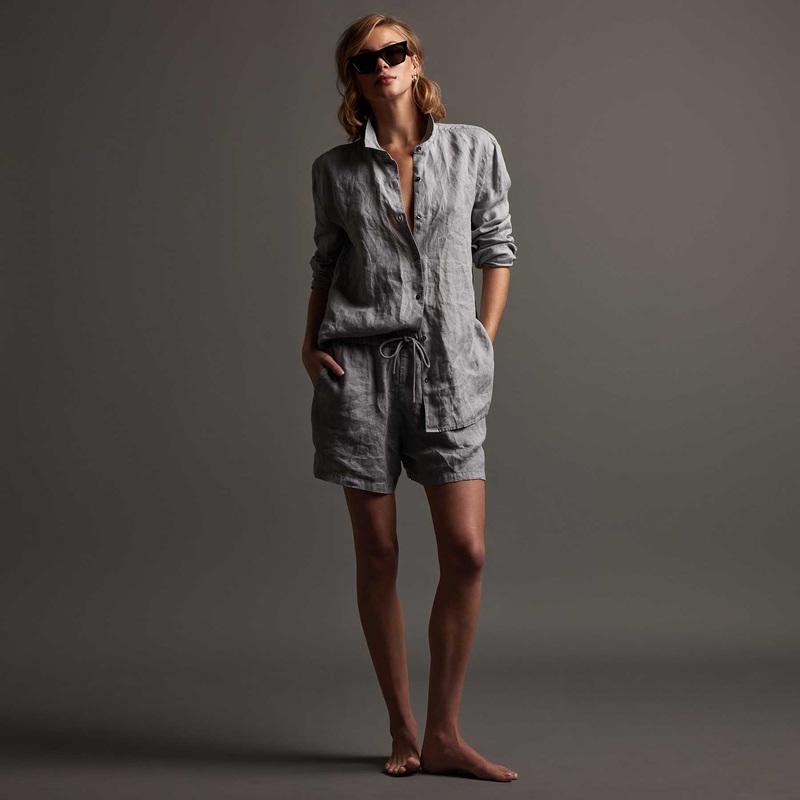 Lightweight Linen Short – Breeze Pigment