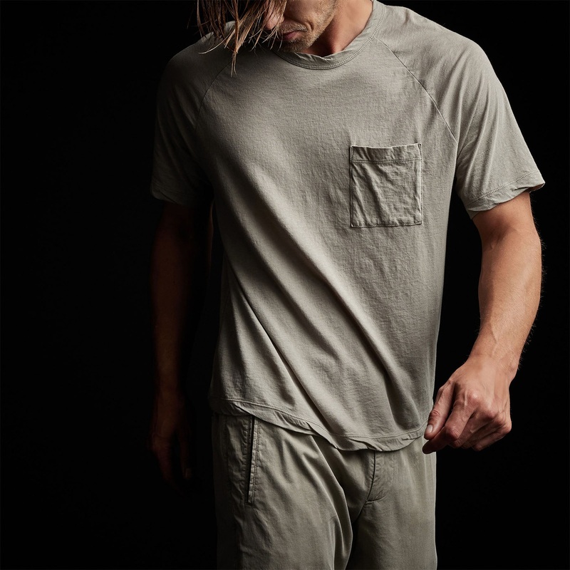 Linen Palm Tee – Silt