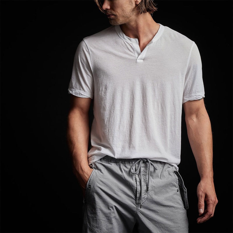 Oasis Linen Henley – White
