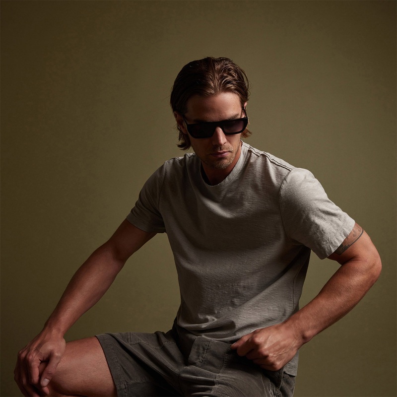 Reverse Slub Jersey Short Sleeve Crew – Silt Pigment