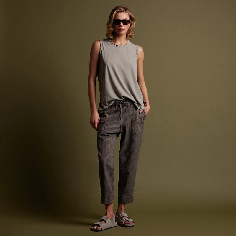 Seersucker Pant – River Rock Pigment