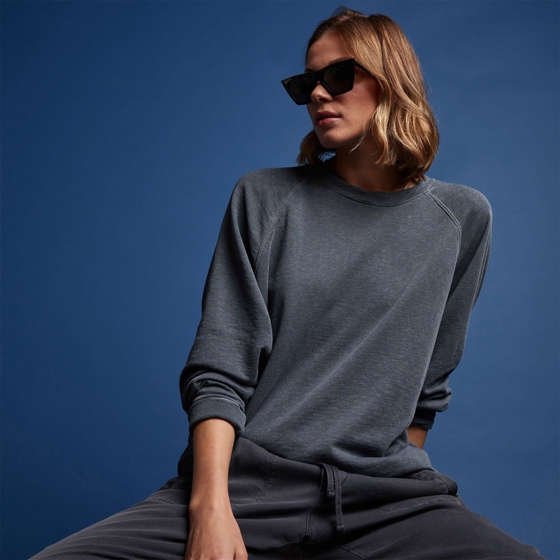 Vintage French Terry Relaxed Sweatshirt – Maine Pigment