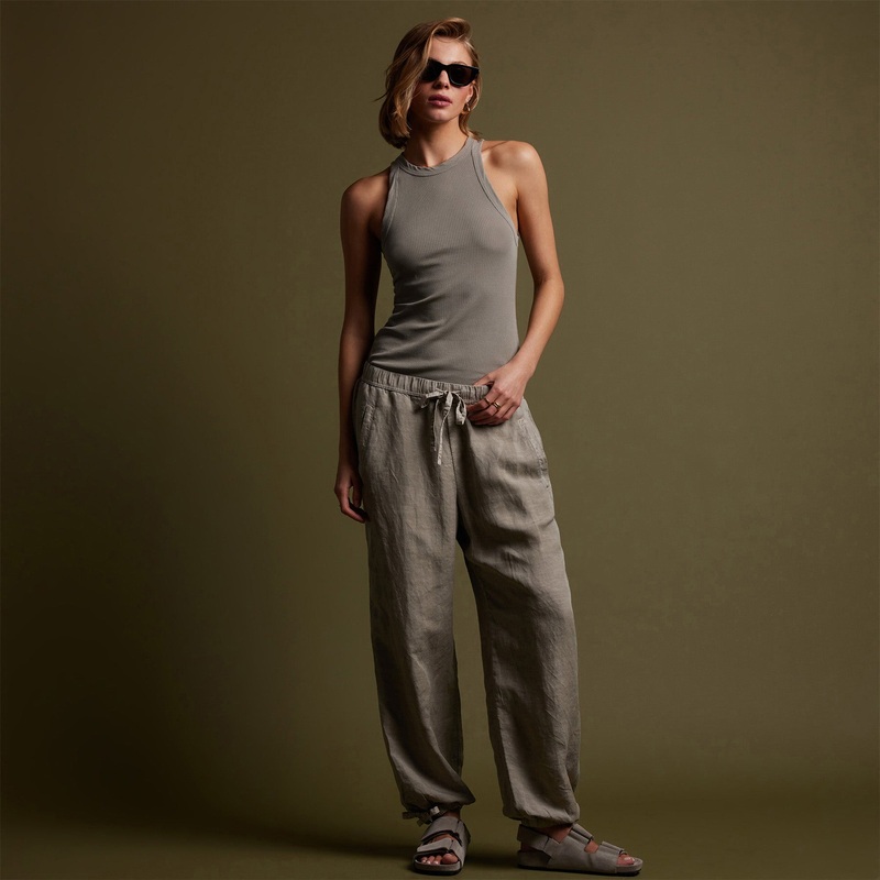 Zuma Linen Pant – Mineral Pigment