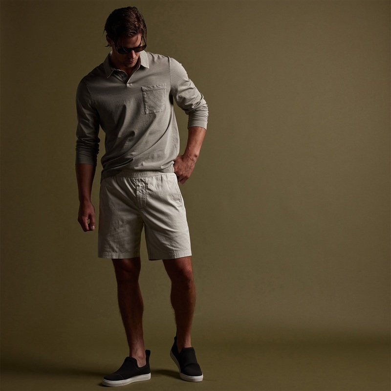 Cotton Linen Tailored Short – Paste Pigment