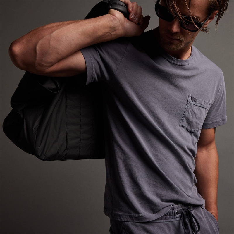Lightweight Jersey Pocket Tee – Flannel Pigment