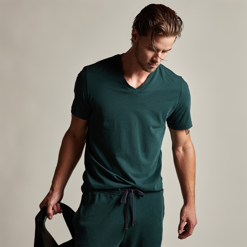 Short Sleeve V Neck – Canopy Pigment