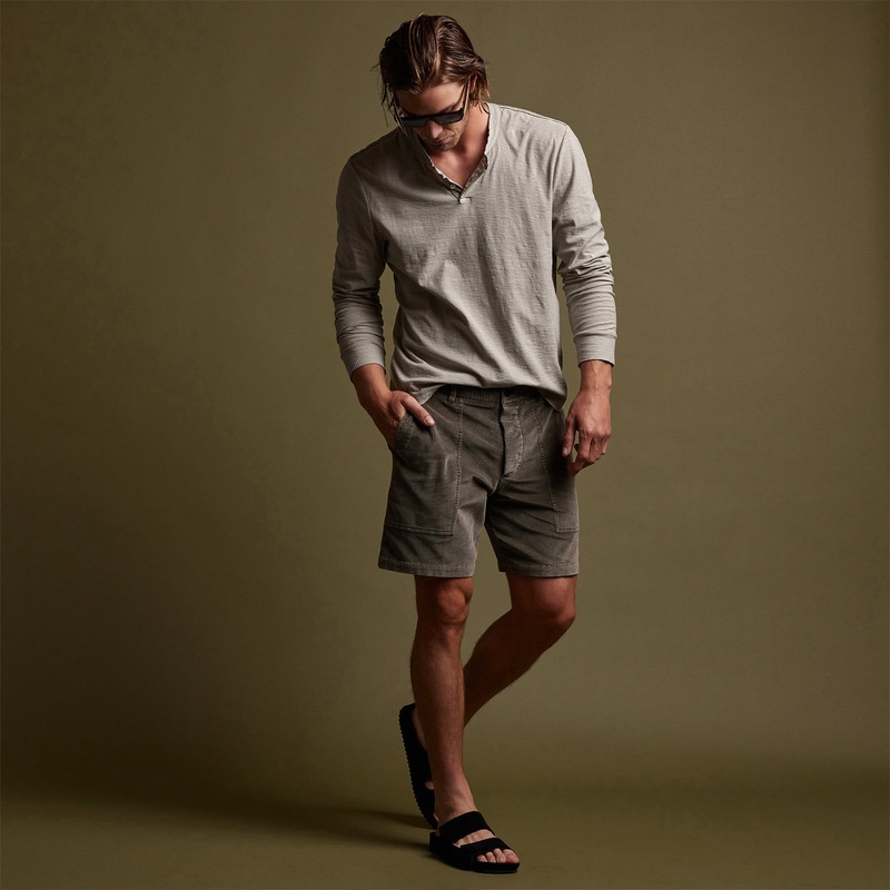 Venice Beach Corduroy Short – River Rock Pigment