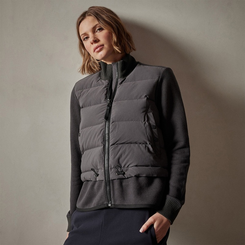 Mixed Media Jacket – Carbon