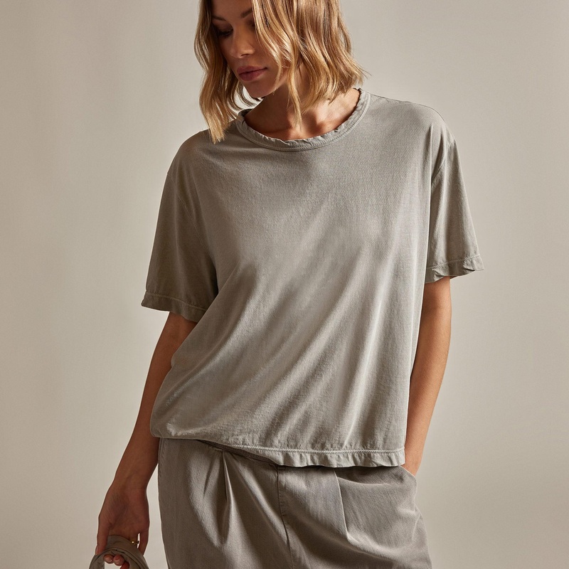 Oversized Boxy Tee – Dapple Pigment
