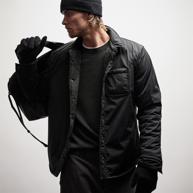 Plaid Lined Performance Jacket – Black/Carbon