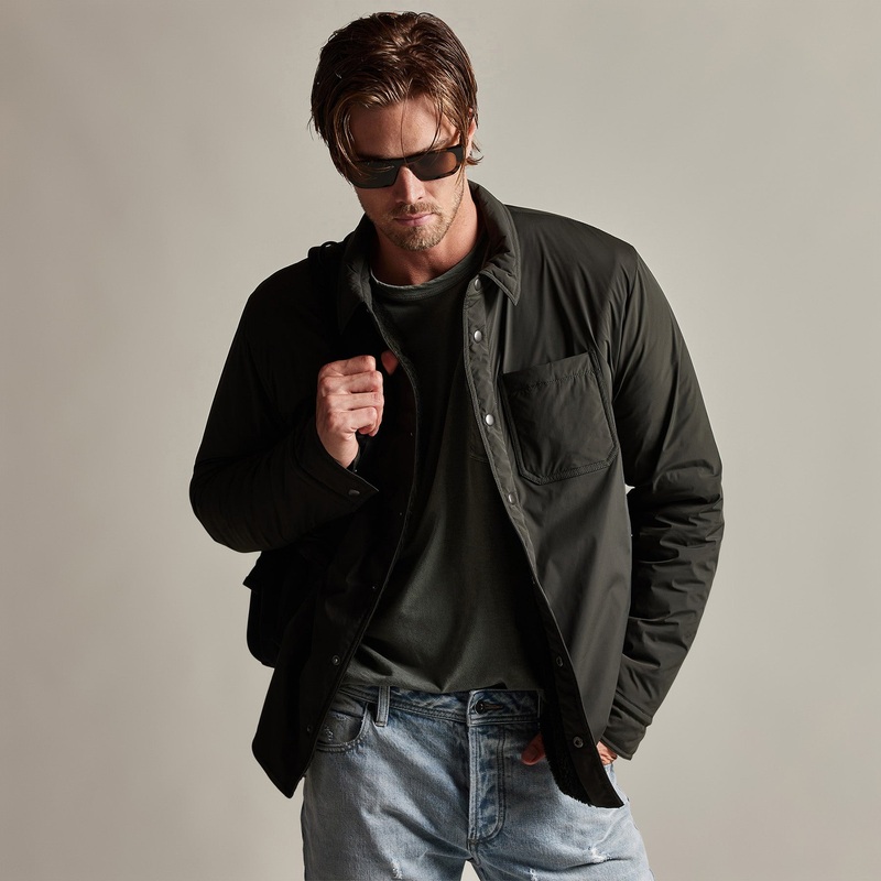 Plaid Lined Performance Jacket – Olive/Olive