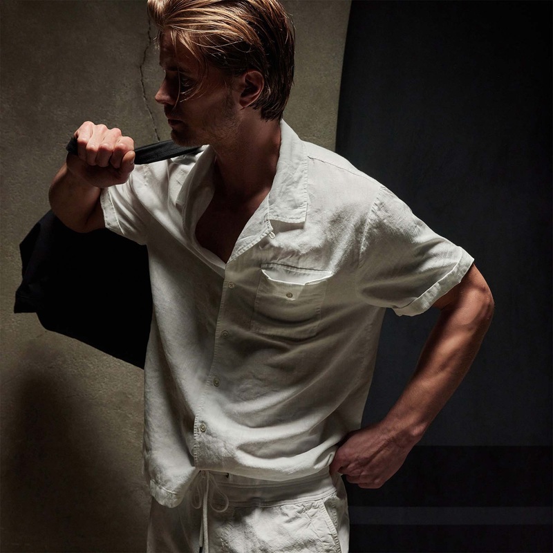 Cotton Linen Short Sleeve – White