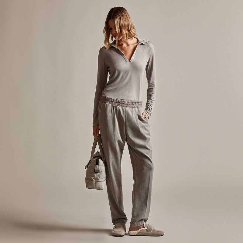 Single Pleat Relaxed Pant – Dapple Pigment