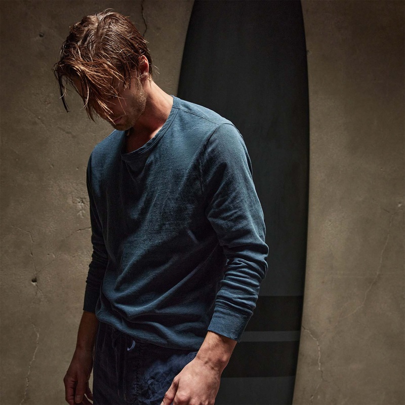 Slub Jersey Long Sleeve Crew – Imperial Pigment