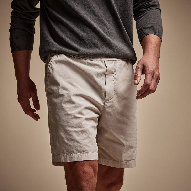 Cotton Linen Poplin Short – Salt Pigment