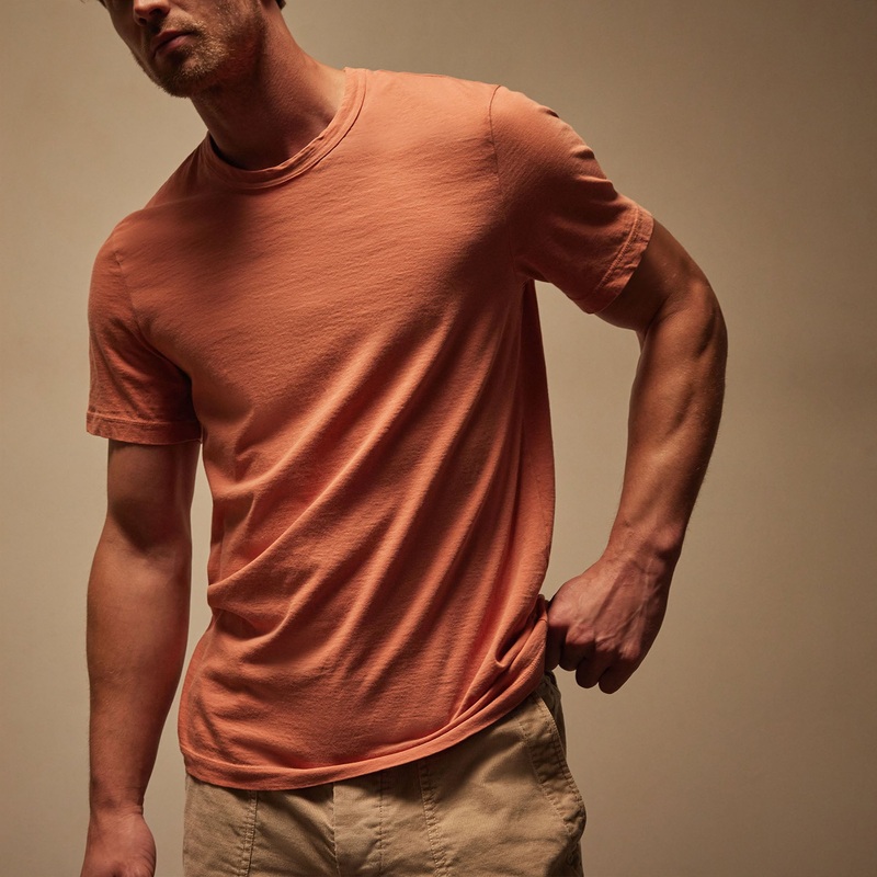 Short Sleeve Crew Neck – Adobe Pigment