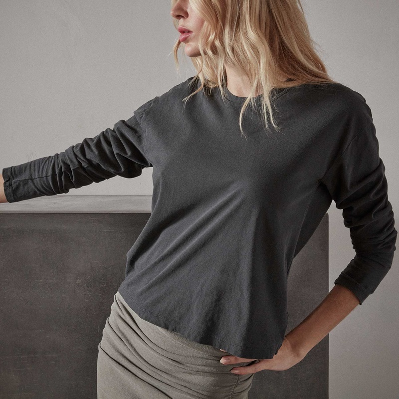 Vintage Boxy Tee – Carbon Pigment
