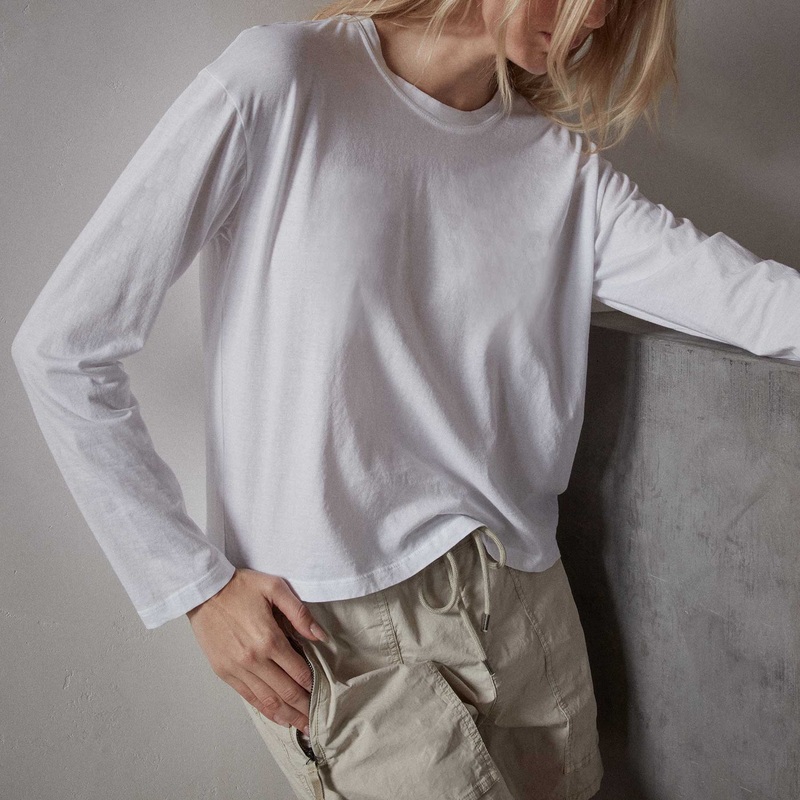 Vintage Boxy Tee – White