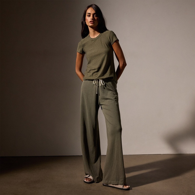 Wide Leg Sweatpant – Trooper Pigment