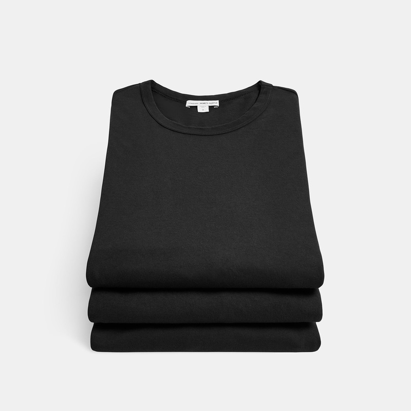 3 Pack Short Sleeve Crew Neck Tee – Black