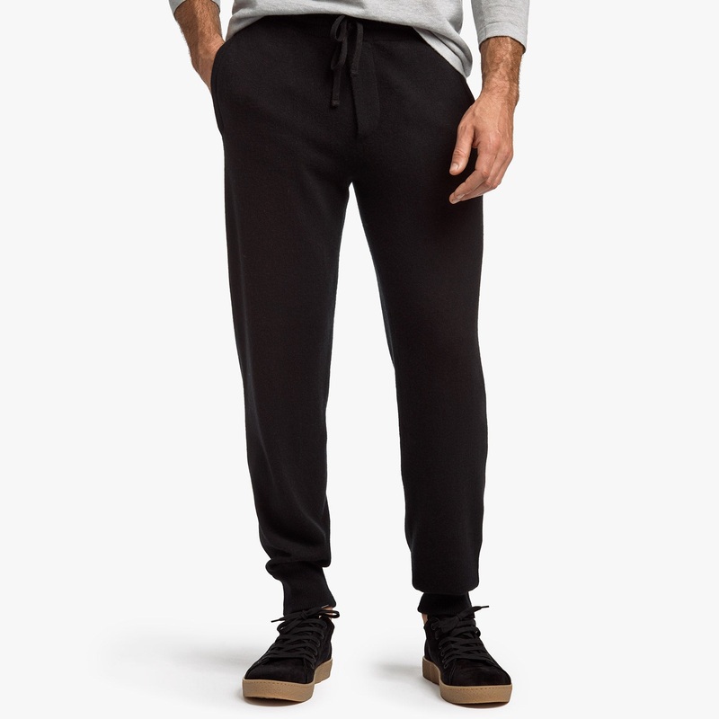 Baby Cashmere Track Pant – Black