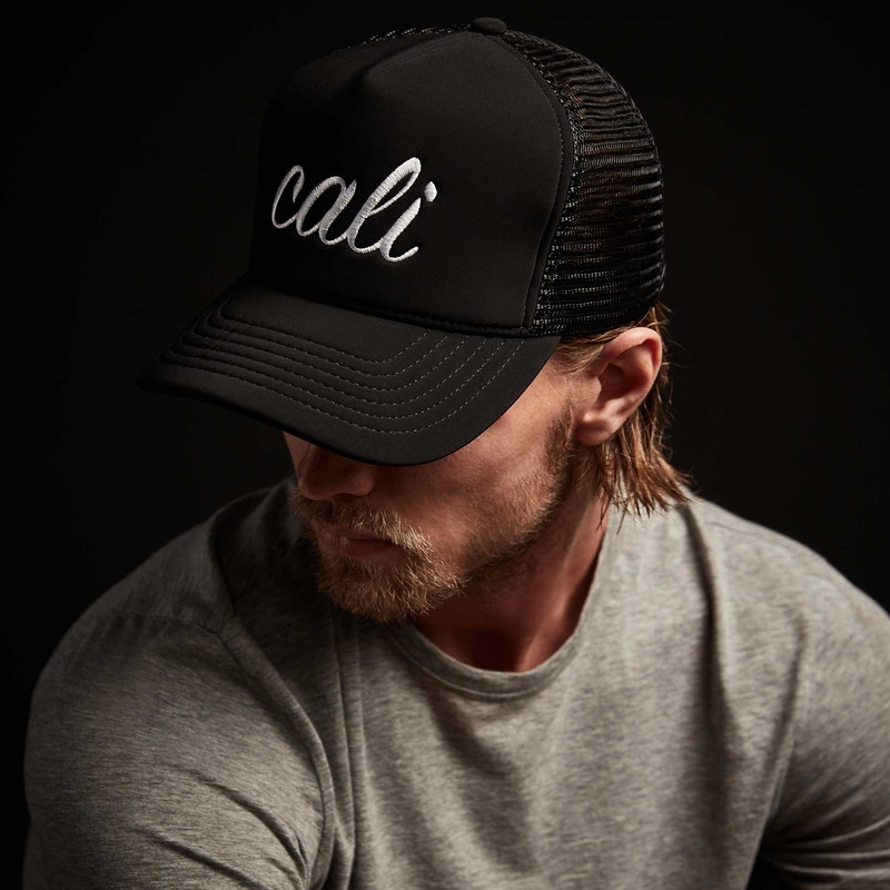 Cali Scuba Trucker Hat – Black