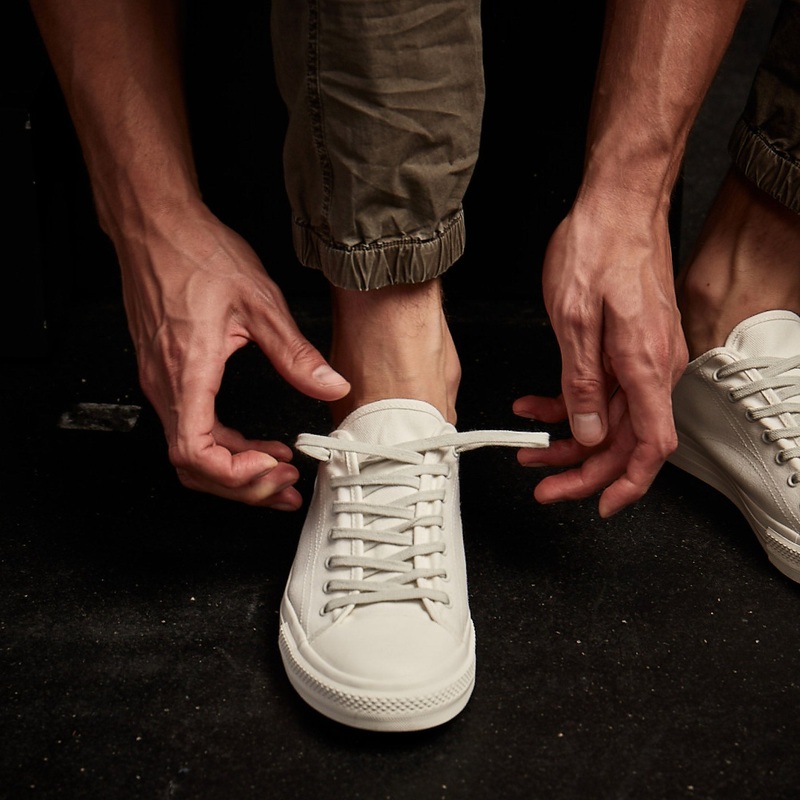 Cotton Linen Vulcanized Sneaker Mens – Canvas