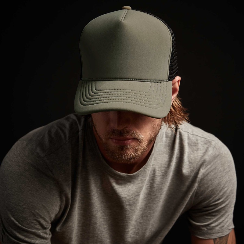 Scuba Trucker Hat – Army Green