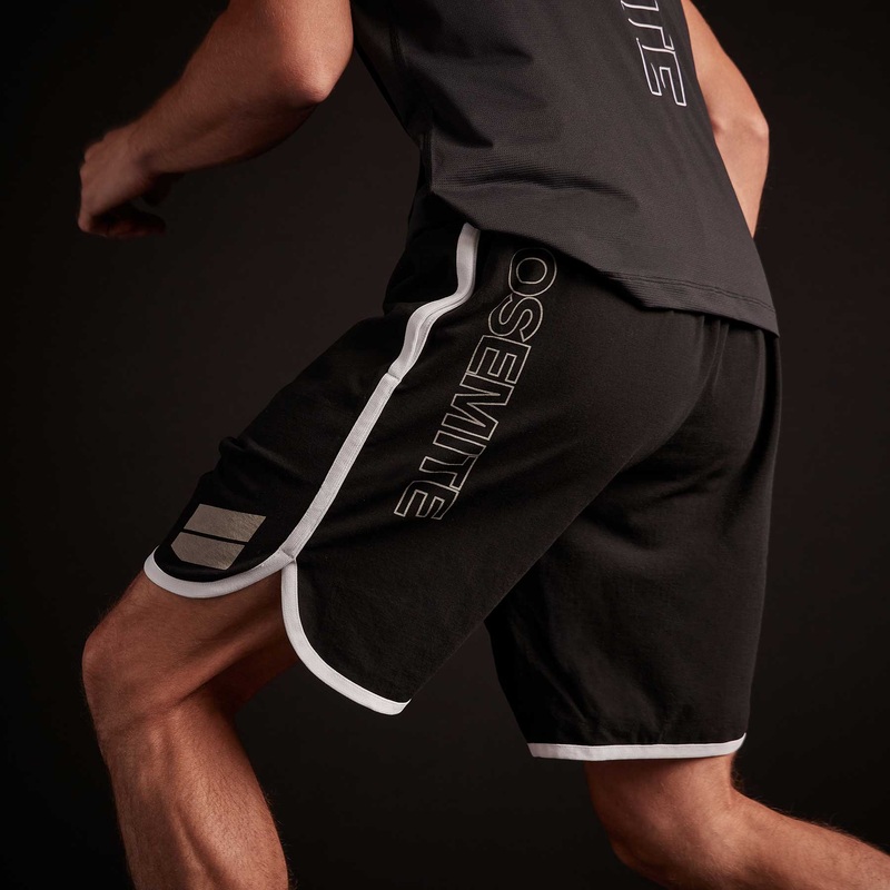 Y/OSEMITE Jersey Basketball Short – Black/White
