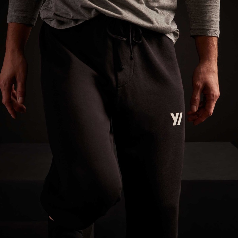 Classic French Terry Sweatpant – Black/White