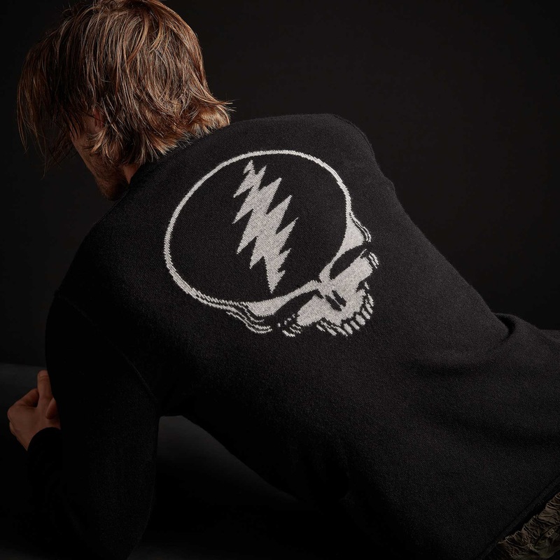 Grateful Dead Recycled Cashmere Sweater – Black