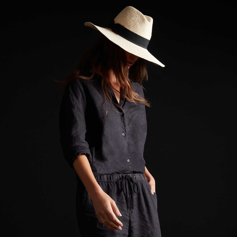 Lightweight Linen Shirt – French Navy Pigment