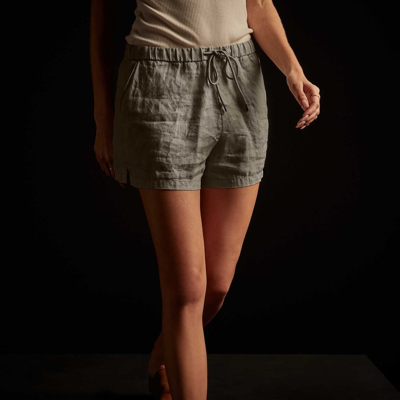 Lightweight Linen Short – Platoon Pigment
