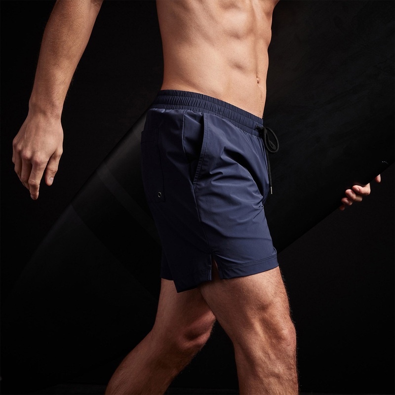 Split Hem Boardshort – True Navy