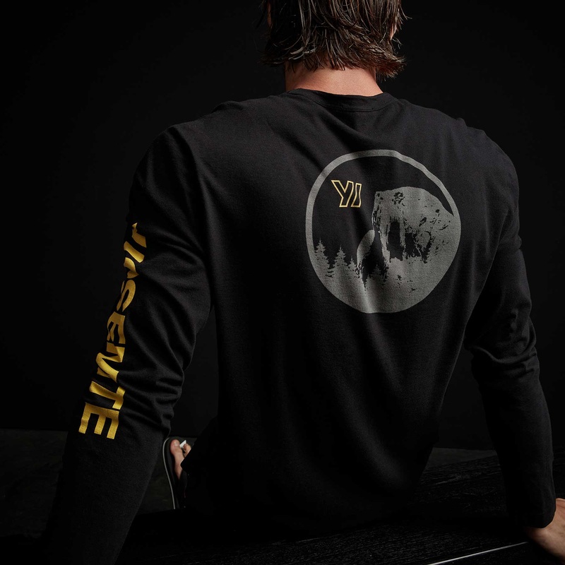 Y/OSEMITE Long Sleeve Crew Neck – Black