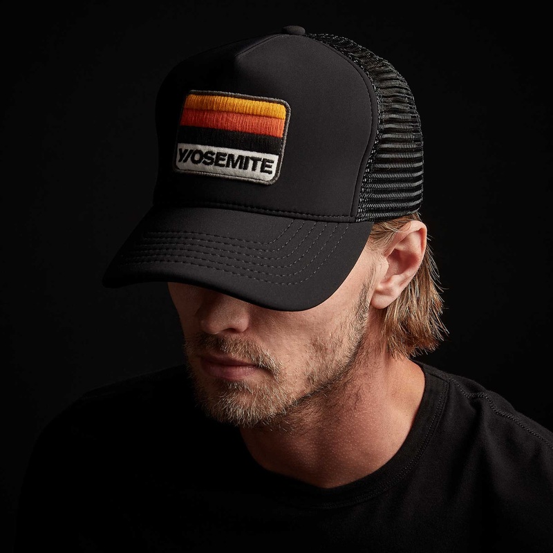 Y/OSEMITE Patch Scuba Trucker – Black