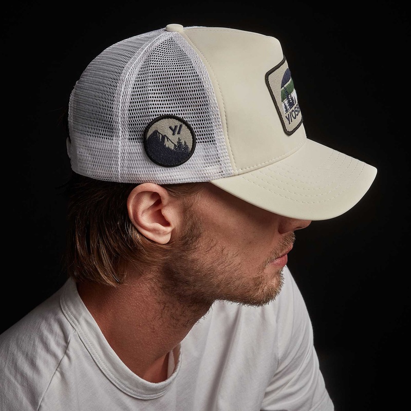 Y/OSEMITE Patch Trucker Hat – Ivory