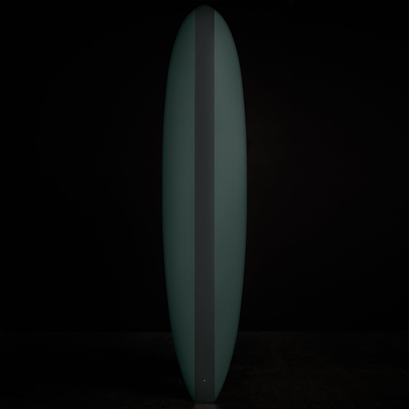 Classic Longboard 7’10” – Matte Green & Tonal Stripe