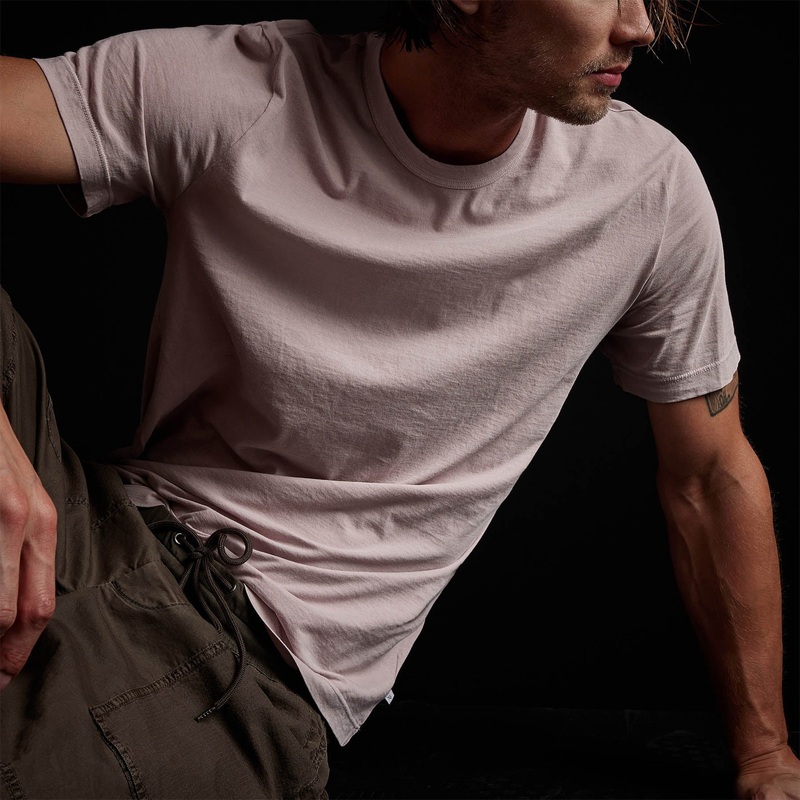 Short Sleeve Crew Neck – Calamine Pigment