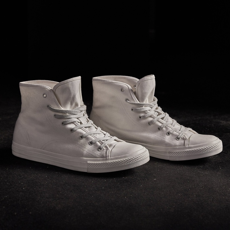Women’s High Top Vulcanized Sneaker – Canvas
