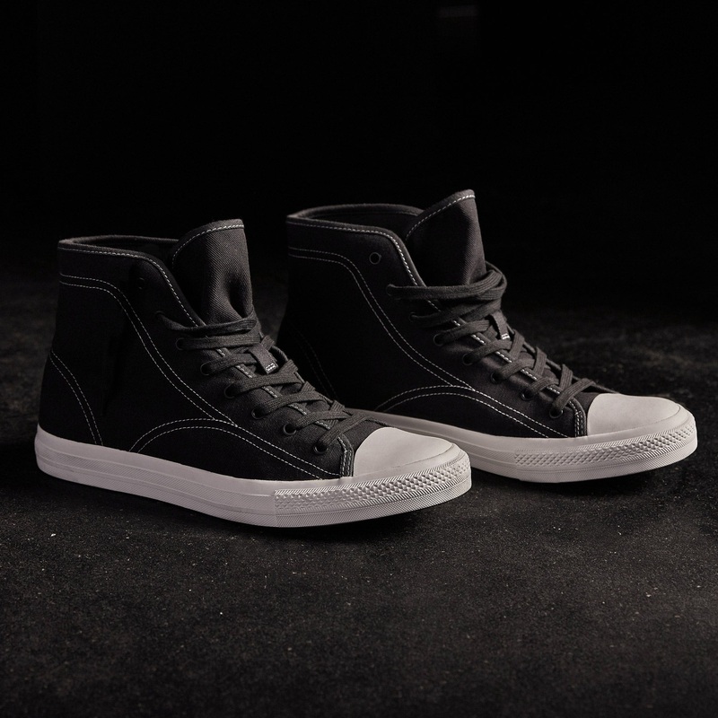 Women’s High Top Vulcanized Sneaker – Squid