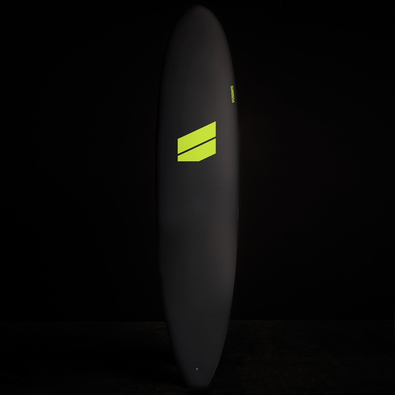 Y/OSEMITE Legacy Surfboard 7’10” – Black/Neon